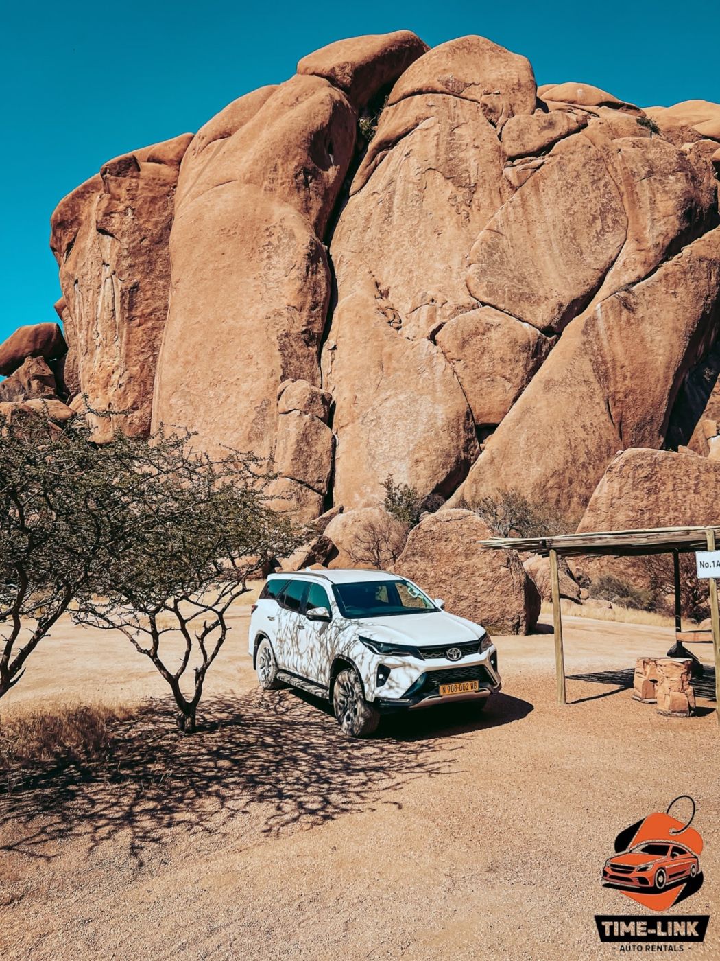 Time-Link transfer vehicle in Namibia