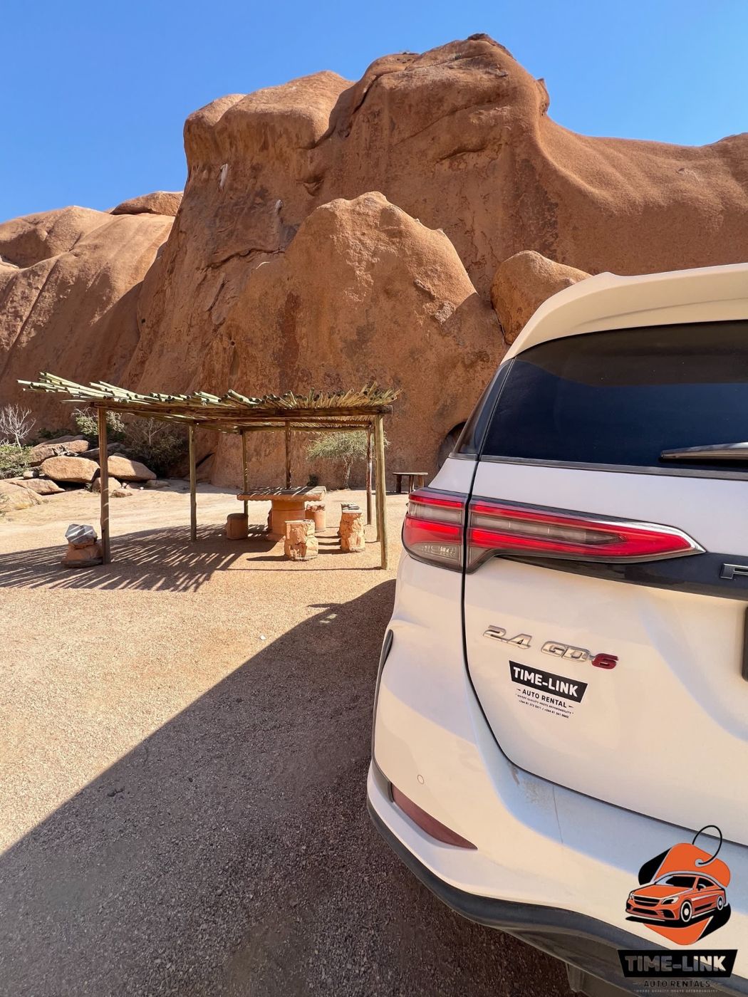 Time-Link transfer vehicle in Namibia