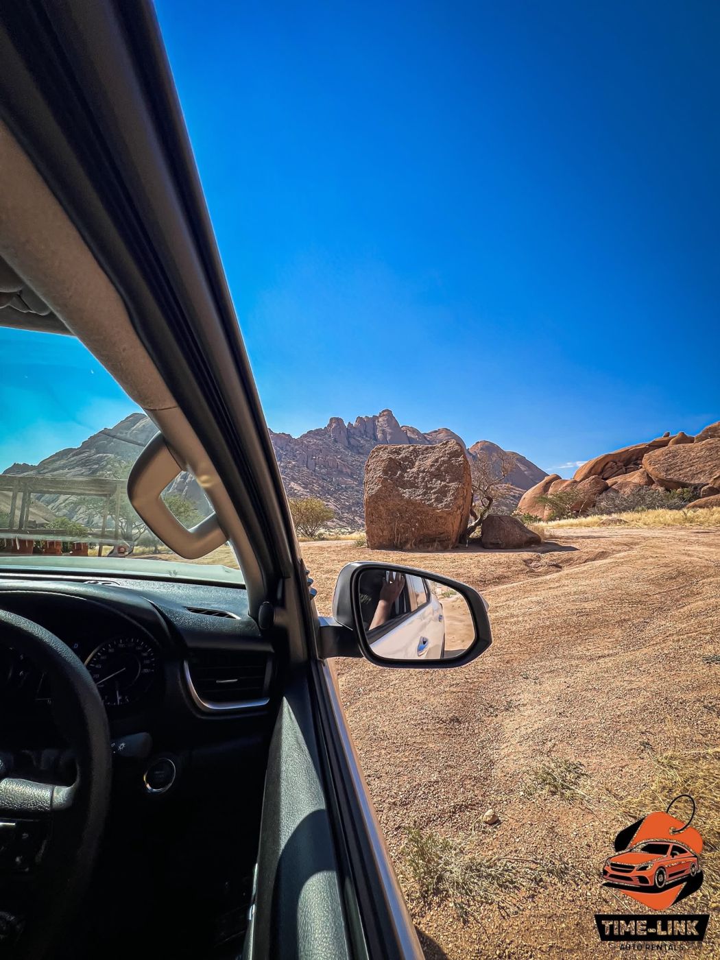 Time-Link transfer vehicle in Namibia