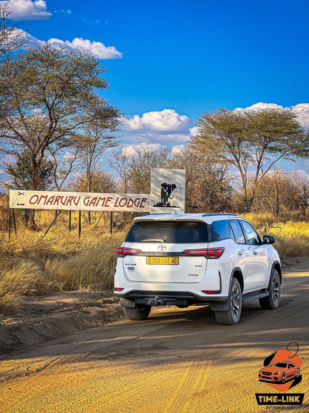 Time-Link transfer vehicle in Namibia