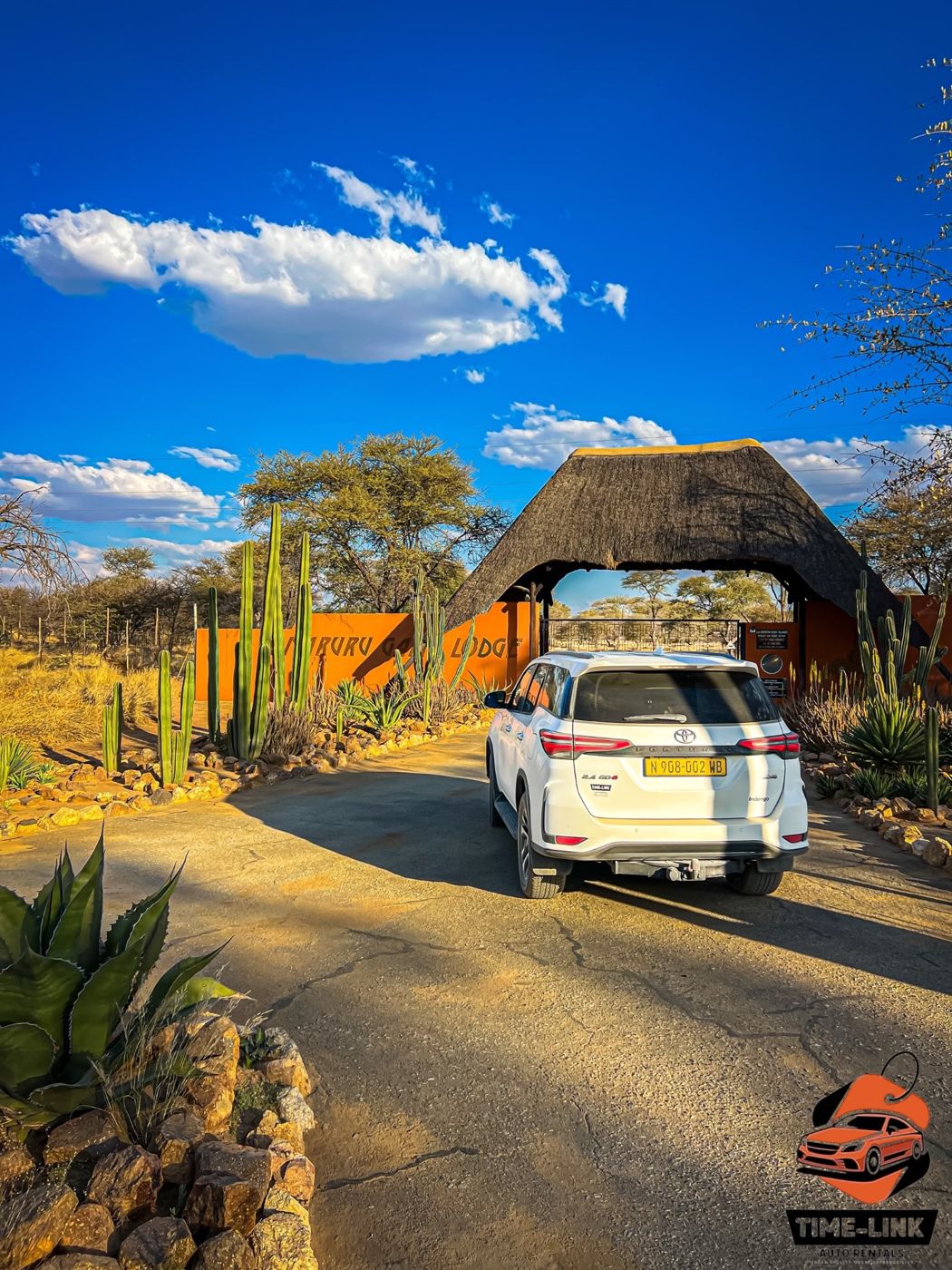 Time-Link transfer vehicle in Namibia