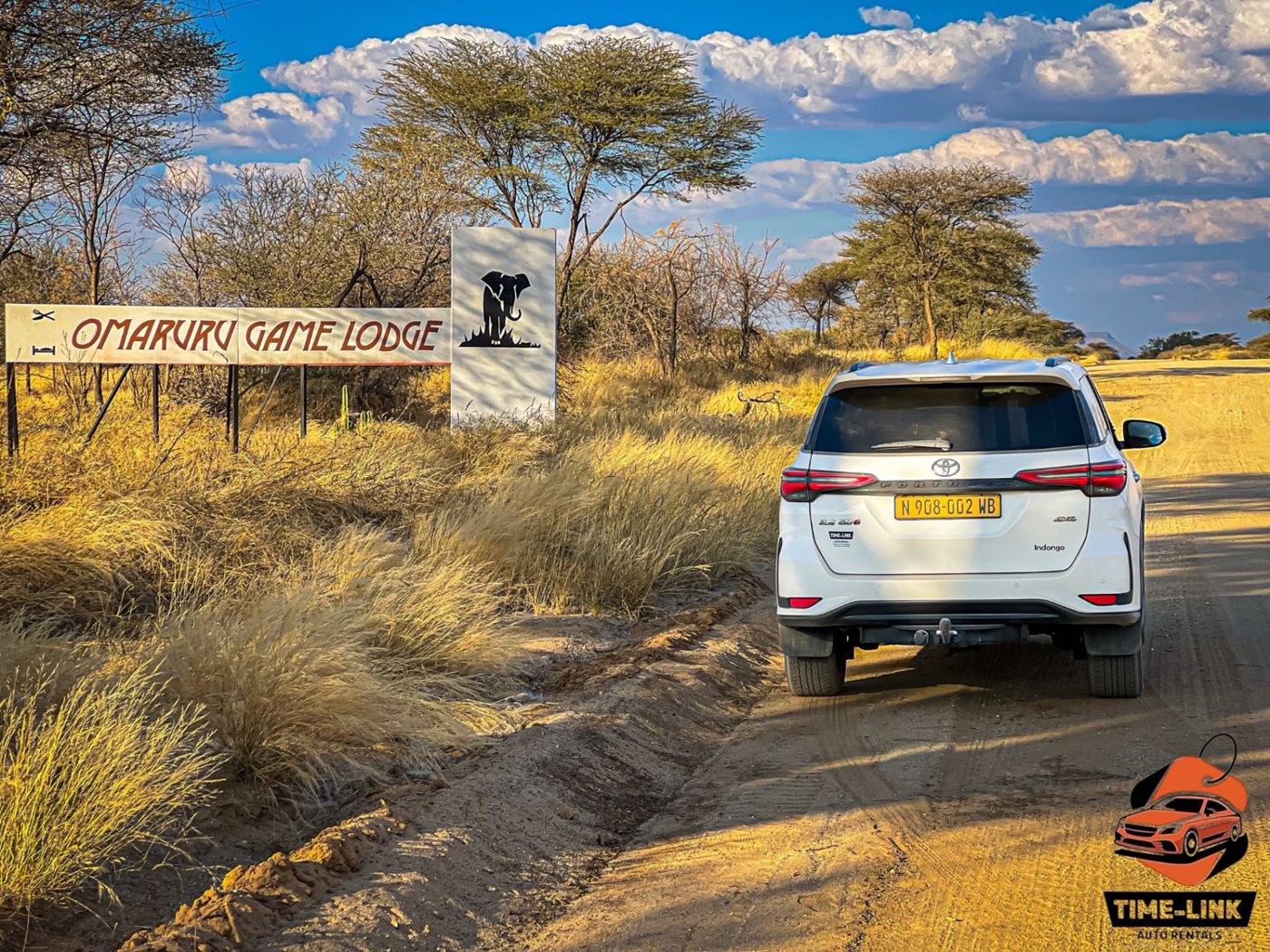 Time-Link transfer vehicle in Namibia