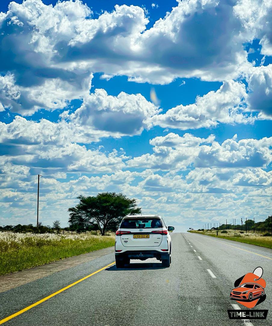 Time-Link transfer vehicle in Namibia