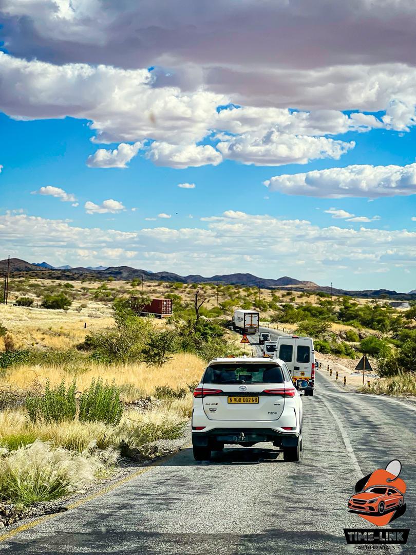 Time-Link transfer vehicle in Namibia