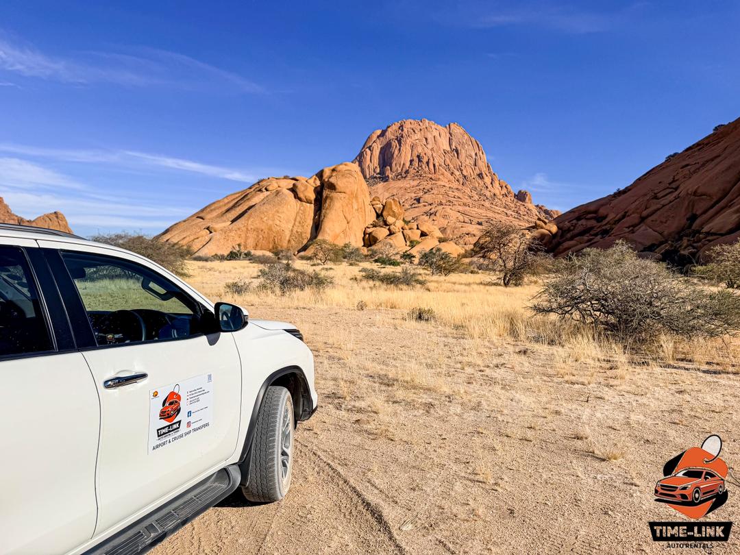 Time-Link transfer vehicle in Namibia