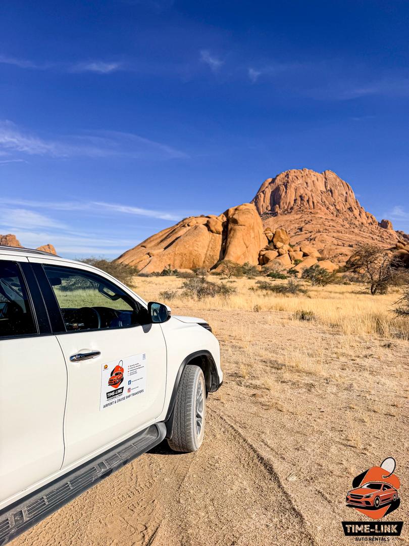 Time-Link transfer vehicle in Namibia