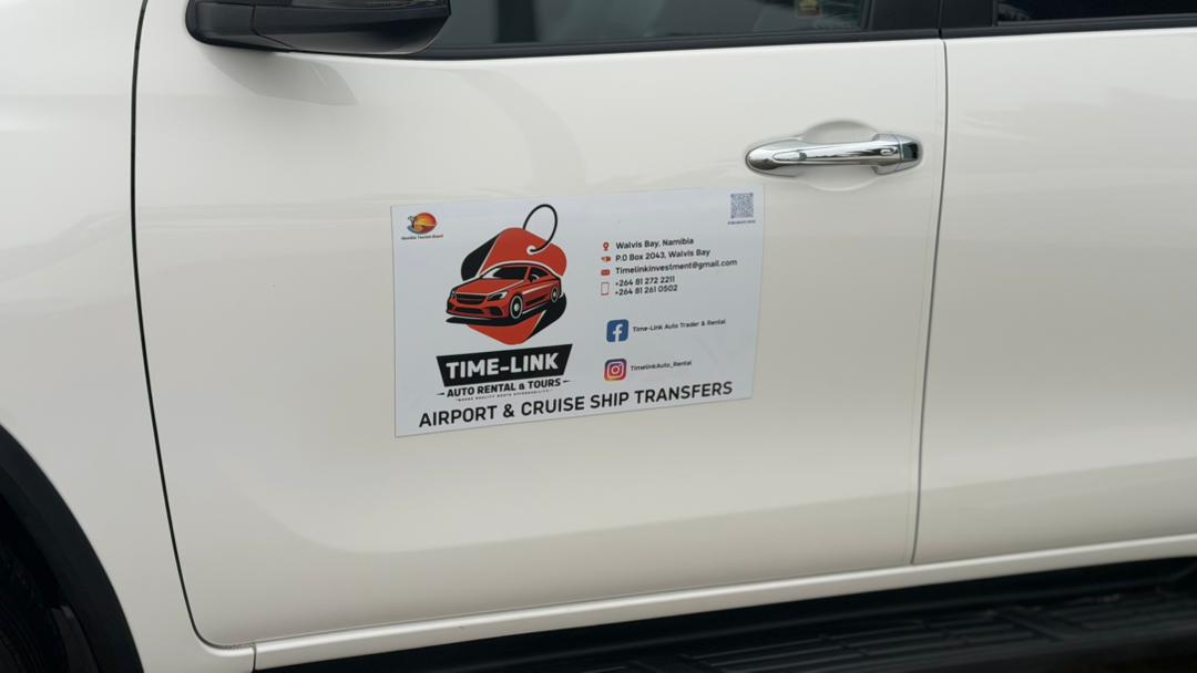 Time-Link transfer vehicle in Namibia