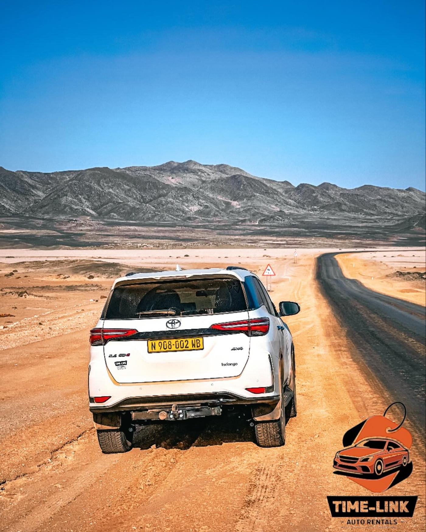 Toyota Fortuner suv for rent in Walvis Bay, Namibia
