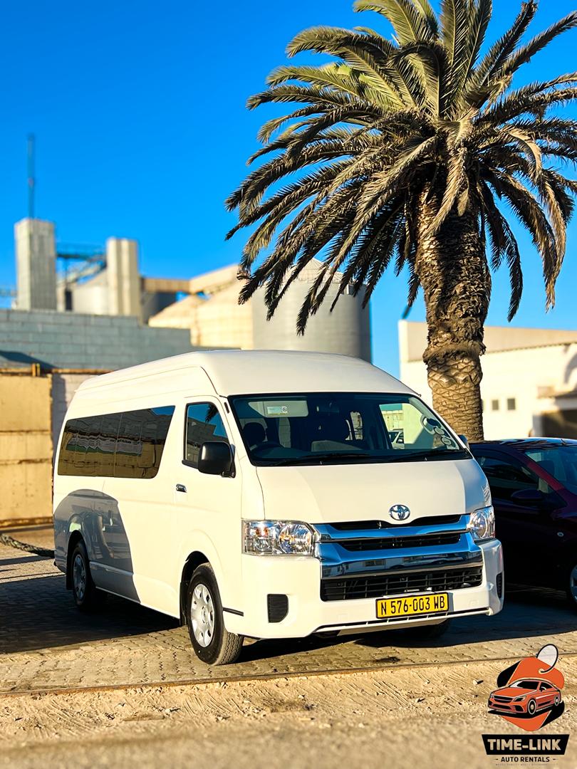 Toyota Quantum passenger van for rent in Walvis Bay, Namibia